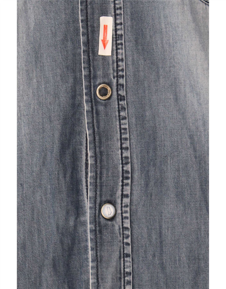 Gas Herre Denim Shirt XL Blå Bomuld