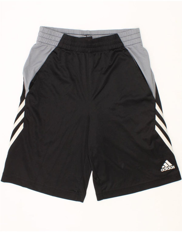 ADIDAS Drenge Sportshorts 7-8 år Small Black Colourblock Polyester