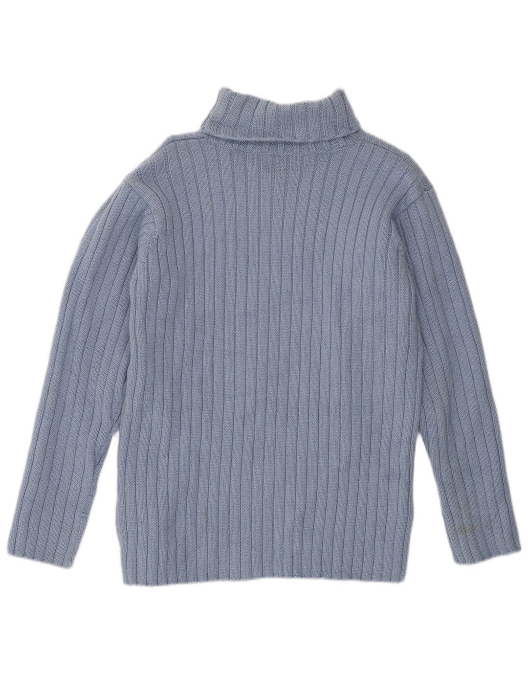 JIGSAW Dame Rullehals Sweater UK 14 Medium Blue Wool