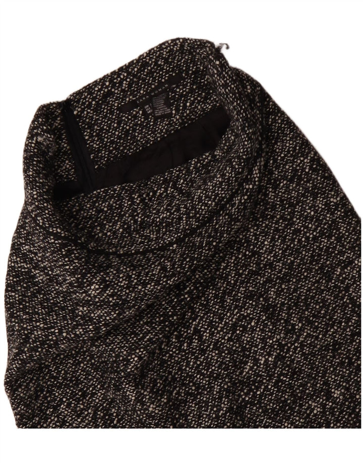 Zara Pencil Skirt Small W26 Black Flecked Acryl