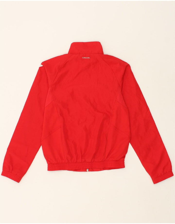 ADIDAS Boys Clima 365 Tracksuit Top Jacket 11-12 Years Red Polyester Vintage Adidas and Second-Hand Adidas from Messina Hembry 