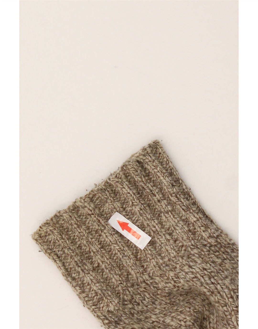 Fedt ansigt til mænd med rund hals sweater mellemgrå flekket uld
