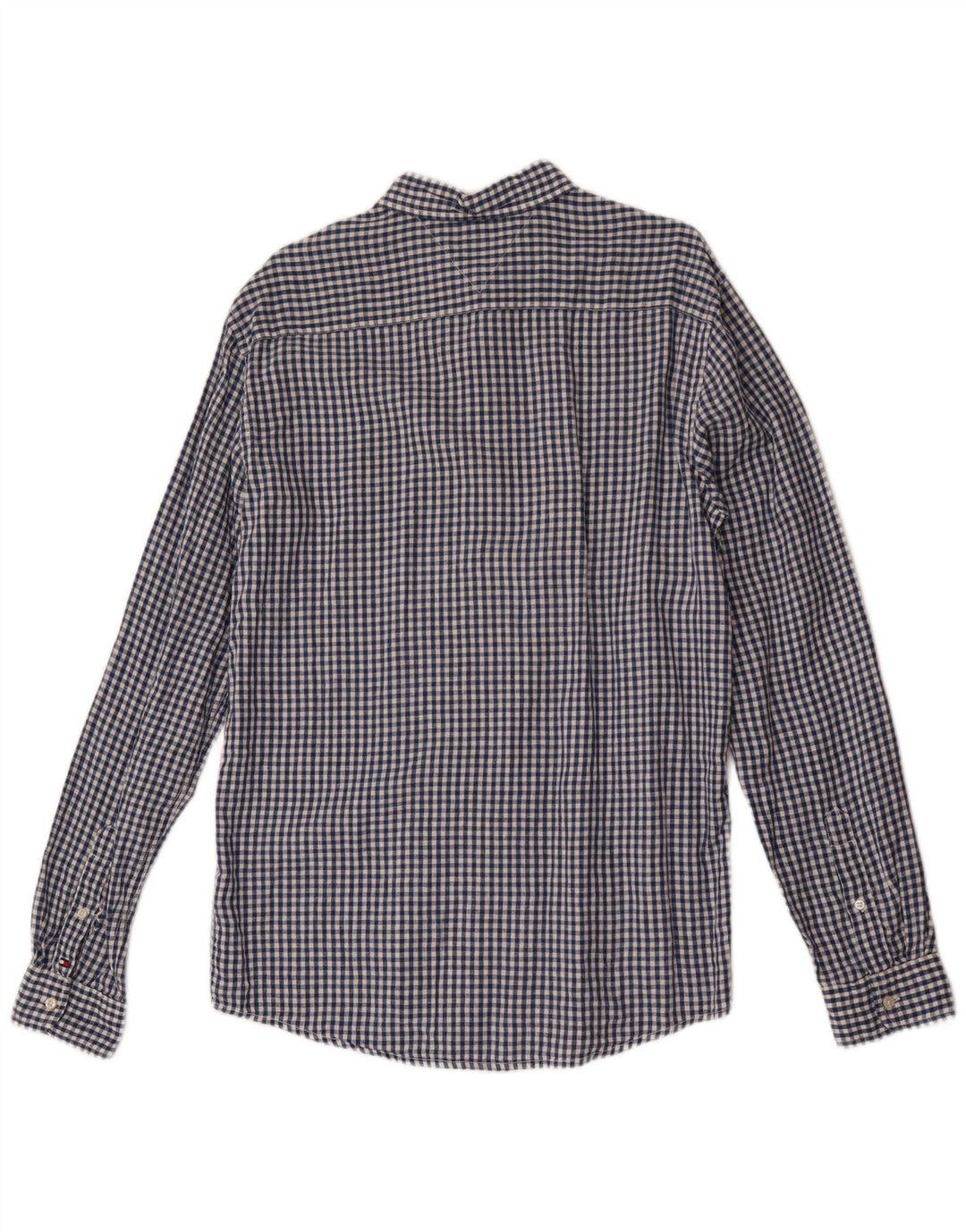 Tommy Hilfiger Herreskjorte Medium Blue Gingham Linen