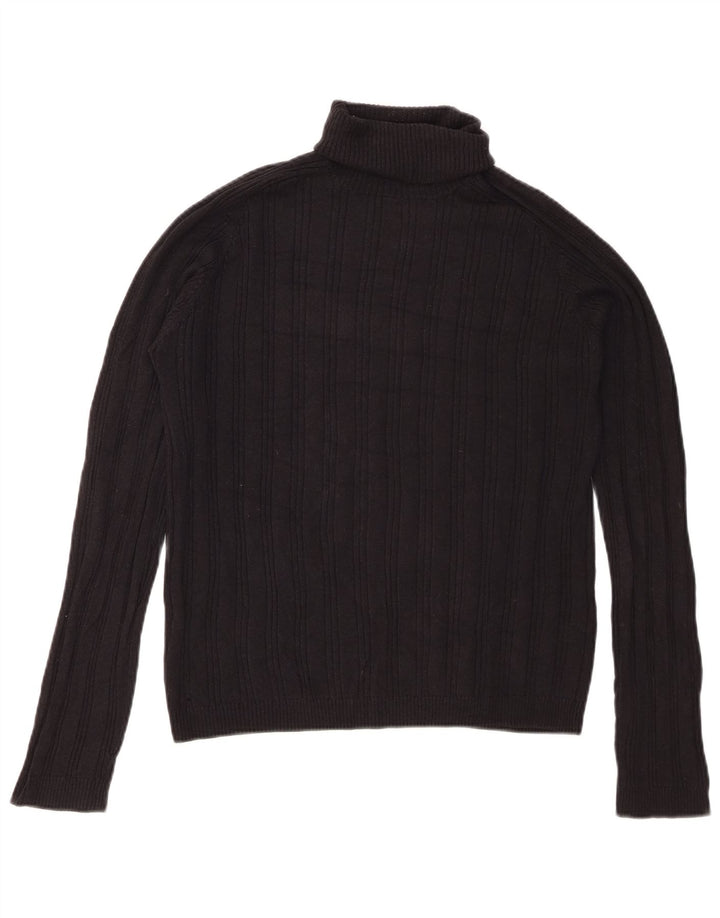 Zara Herre Rullehalstrøje Sweater Large Sort