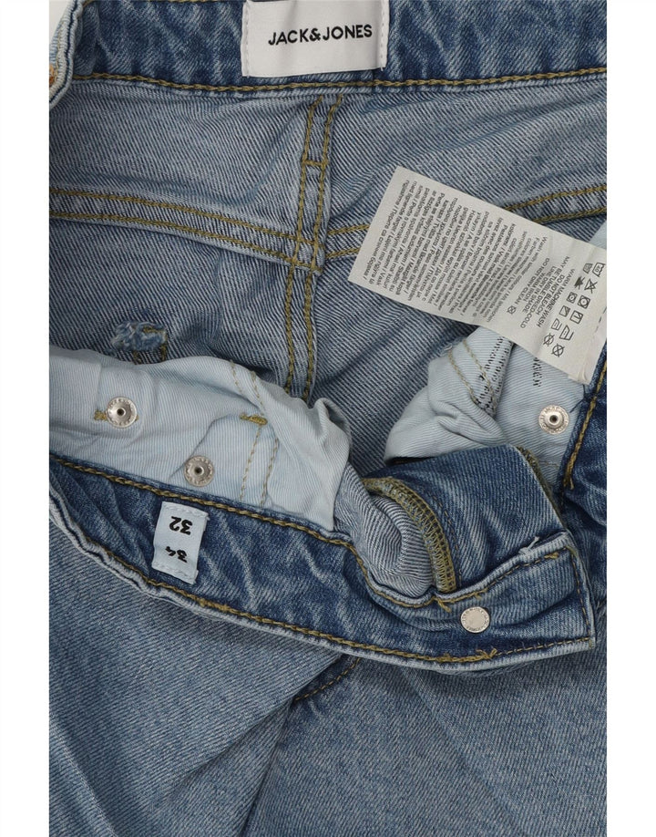 Jack & Jones Straight Jeans til mænd W34 L30 Blå