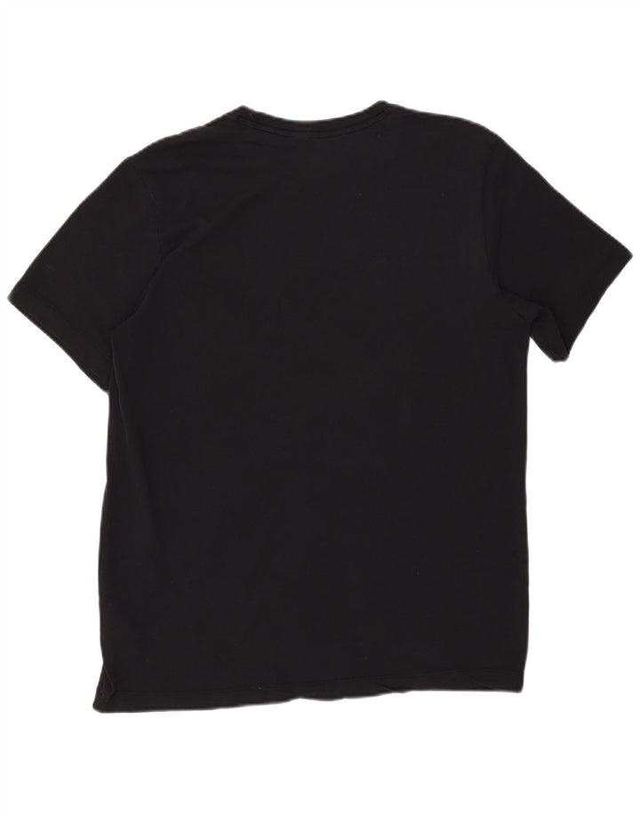 Nike Herre Dri Fit T-shirt Top Medium Sort Bomuld