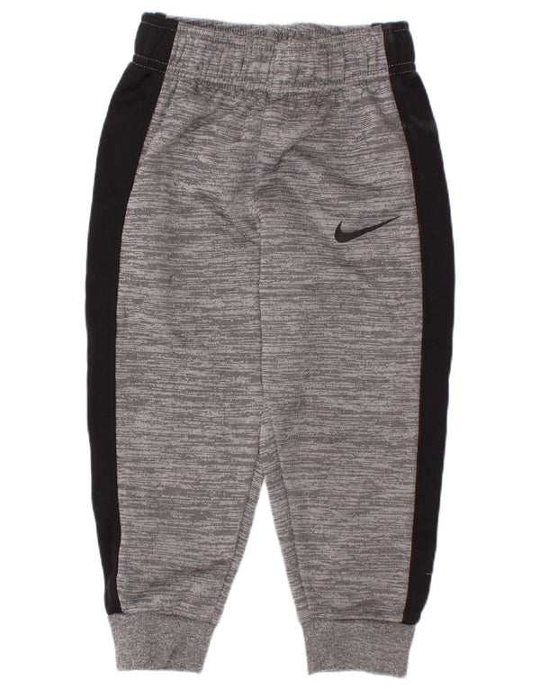 Nike Boys Dri Fit træningsdragt Bukser Joggers 2-3 år Grå Colourblock