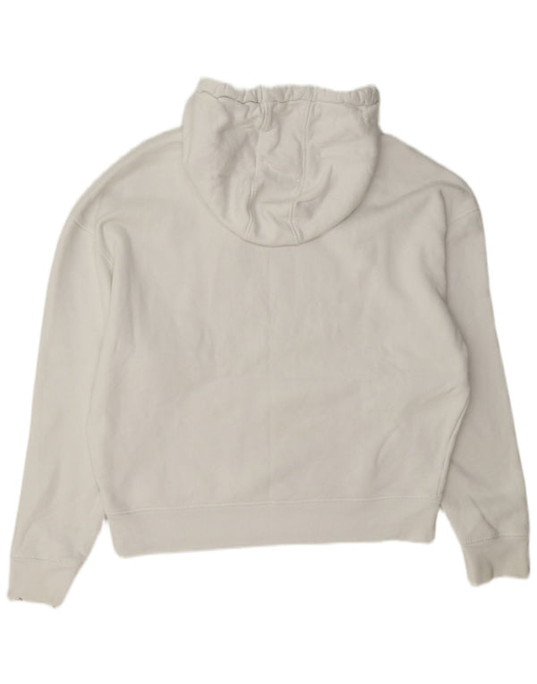 Ted Baker Dame Oversized hættetrøje Jumper Størrelse 3 Medium White