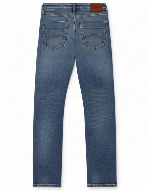 Tommy Hilfiger Slim Jeans til mænd W30 L32 Blue Cotton