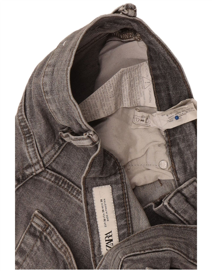 Zara Herre Slim Jeans EU 38 Small W30 L29 Grå Bomuld