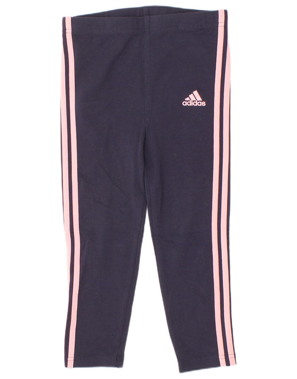 Adidas pigeleggings 3-4 år marineblå