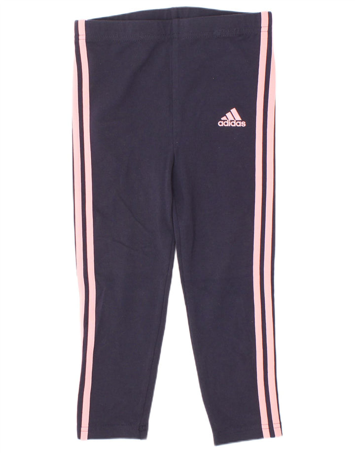 Adidas pigeleggings 3-4 år marineblå