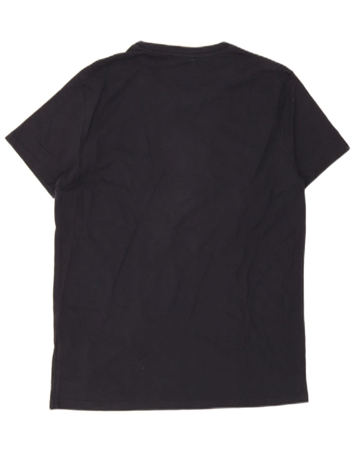 Superdry Grafisk T-shirt top til mænd Stor marineblå bomuld