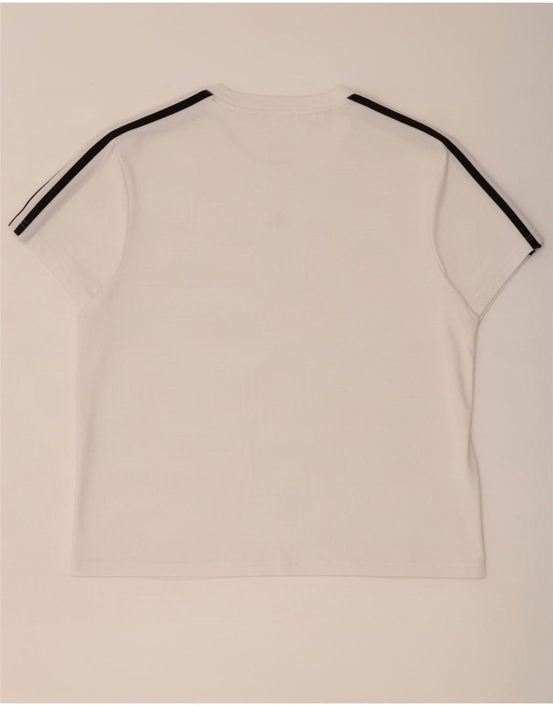 Adidas Dame T-Shirt Top UK 12/14 Medium White