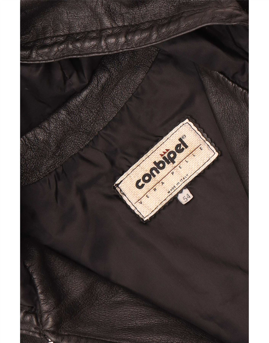 Conbipel Herre hættelæderjakke IT 54 XL Sort