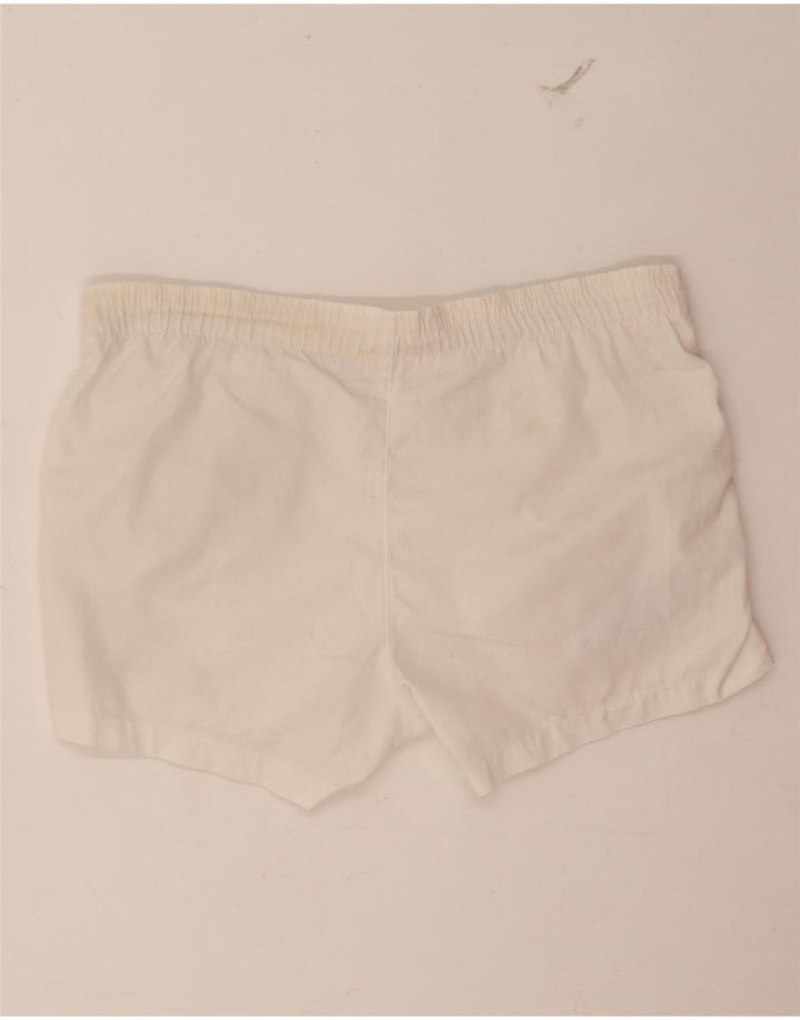 Sergio Tacchini Herre grafiske sportsshorts IT 46 Small White Polyester