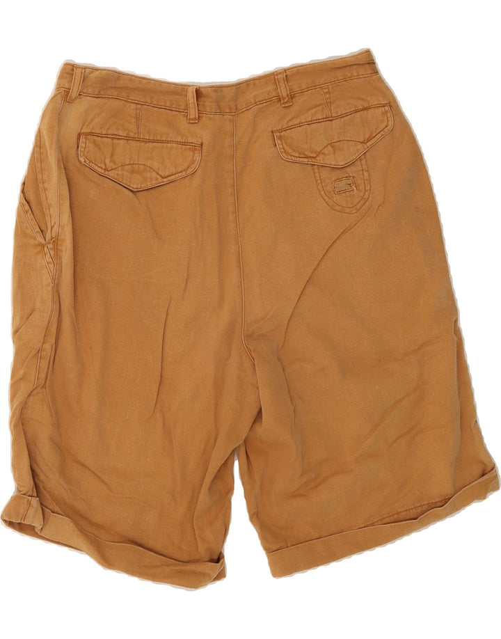 VINTAGE Mens Chino Shorts IT 50 Large W34  Brown Cotton Vintage Vintage and Second-Hand Vintage from Messina Hembry 