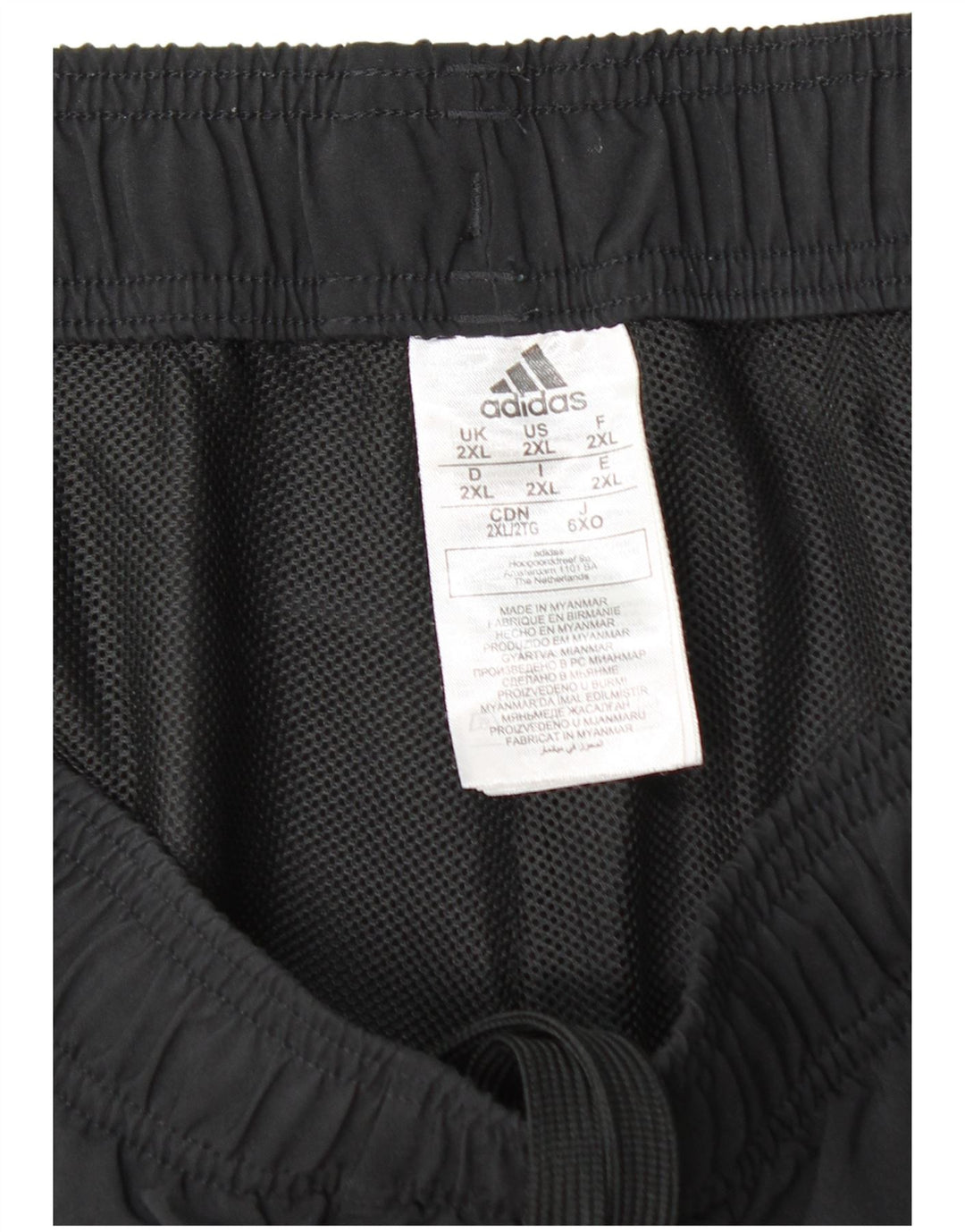 ADIDAS Mens Sport Shorts 2XL  Black Polyester