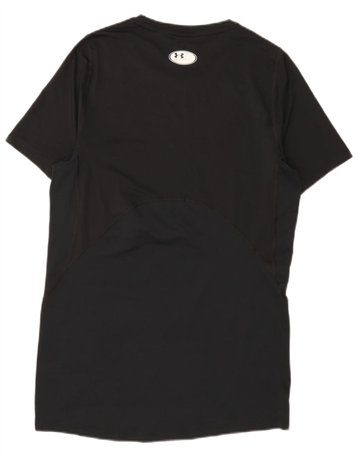 Under Armour Herre Heat Gear T-Shirt Top Lille Sort
