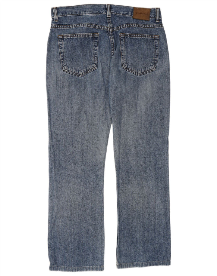CALVIN KLEIN Dame Straight Jeans US 7 Medium W30 L28 Blå Bomuld