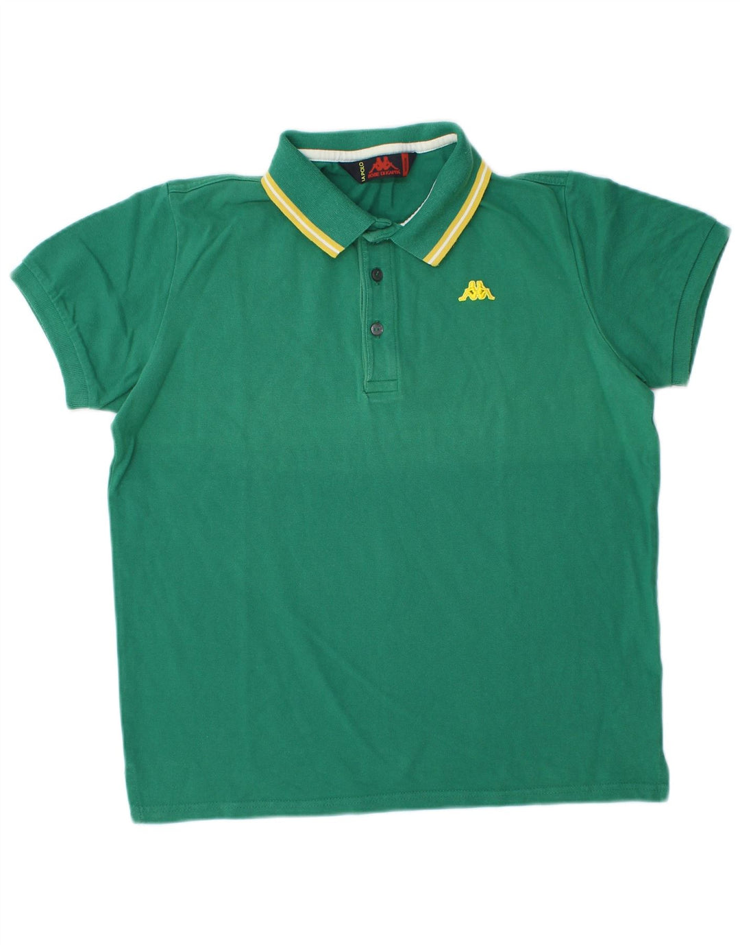 Kappa herre poloshirt mellemgrøn bomuld