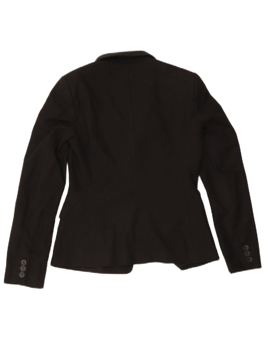 Benetton Dame 2-knaps blazerjakke IT 42 Medium Sort Polyester