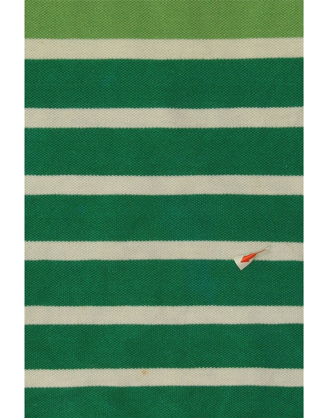 KAPPA Mens Polo Shirt Large Green Striped Cotton