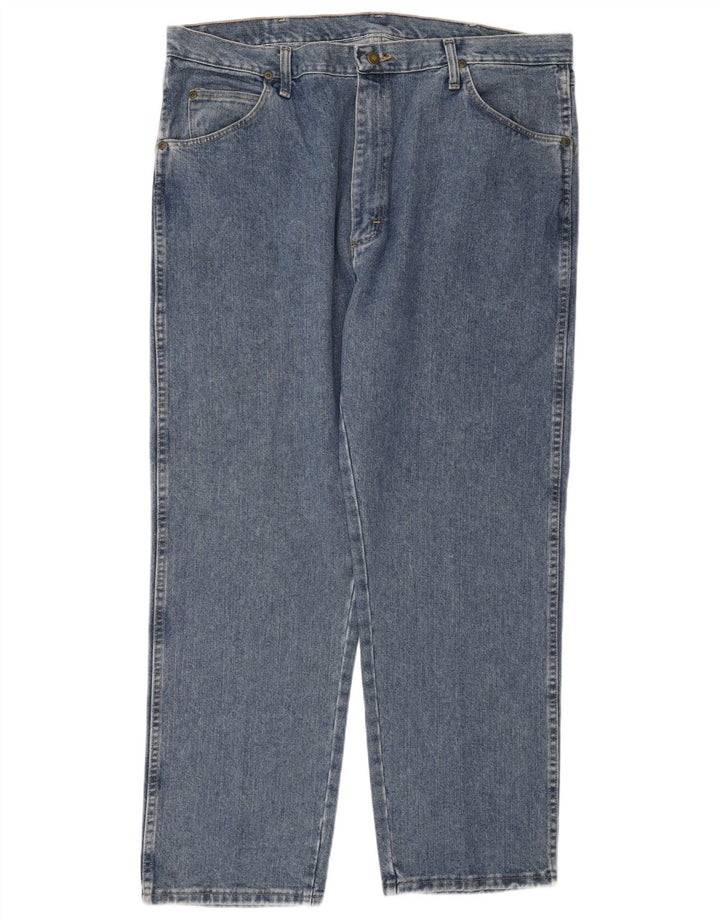 Wrangler Straight Jeans til mænd W40 L30 blå bomuld