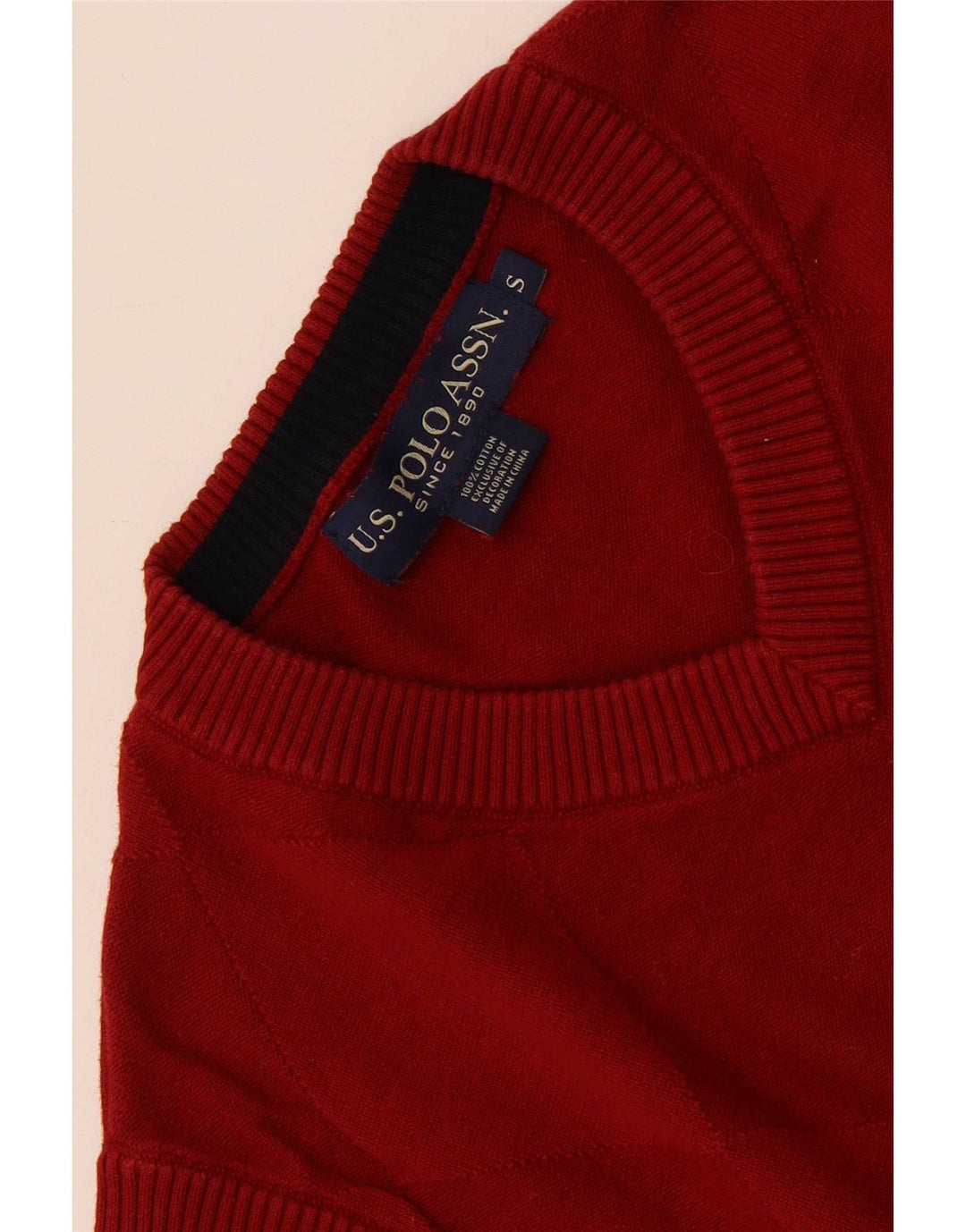 U.S. Polo Assn. Herrevest Tank Top Lille Rød Bomuld