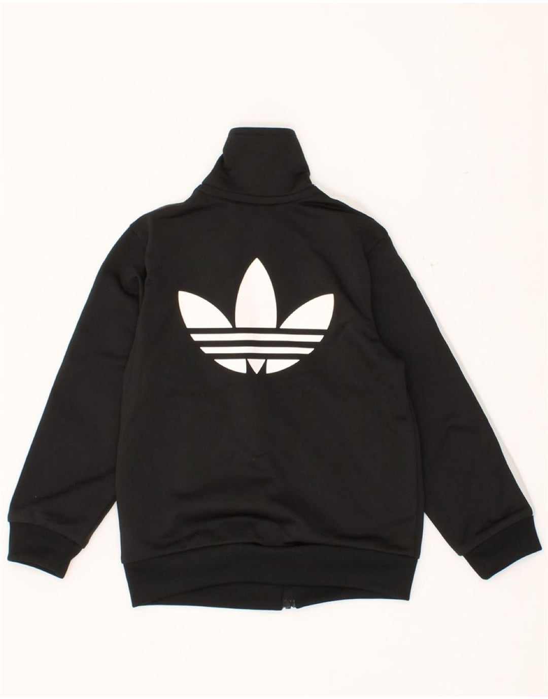 ADIDAS Girls Graphic Tracksuit Top Jacket 2-3 Years Black Polyester Vintage Adidas and Second-Hand Adidas from Messina Hembry 