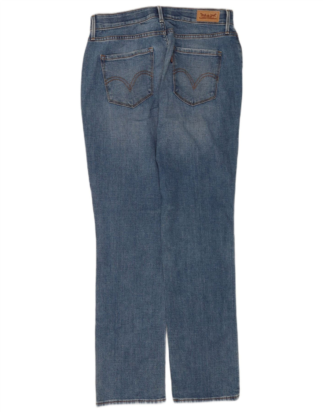Levi's Dame 525 lige jeans US 8 Medium W30 L30 Blå Bomuld