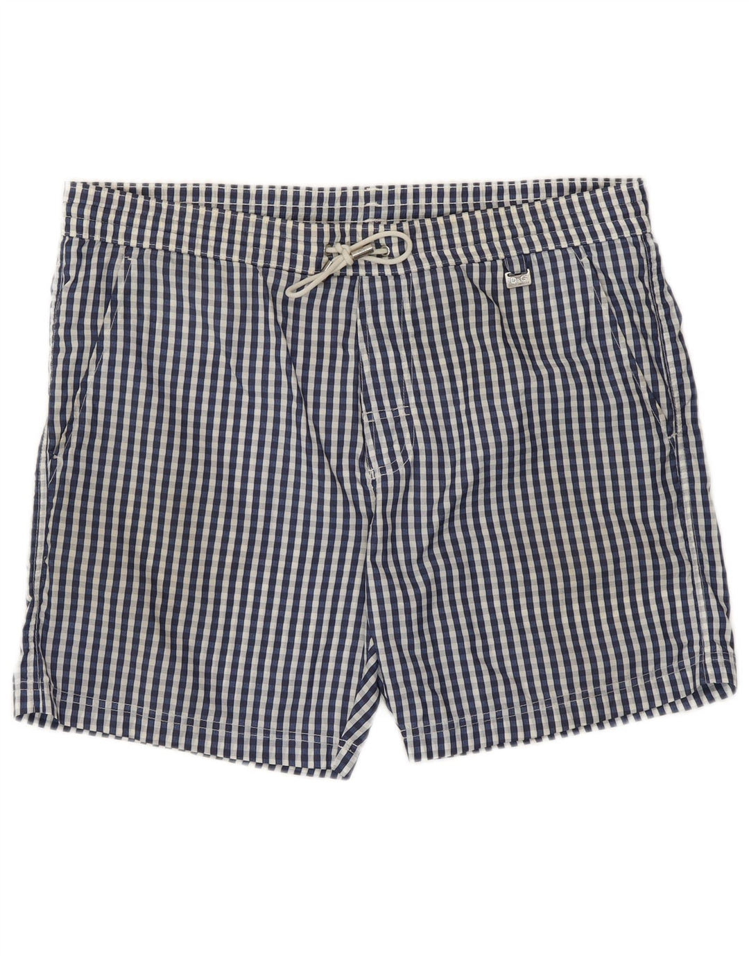 Dolce & Gabbana Badeshorts til mænd store blå ternet