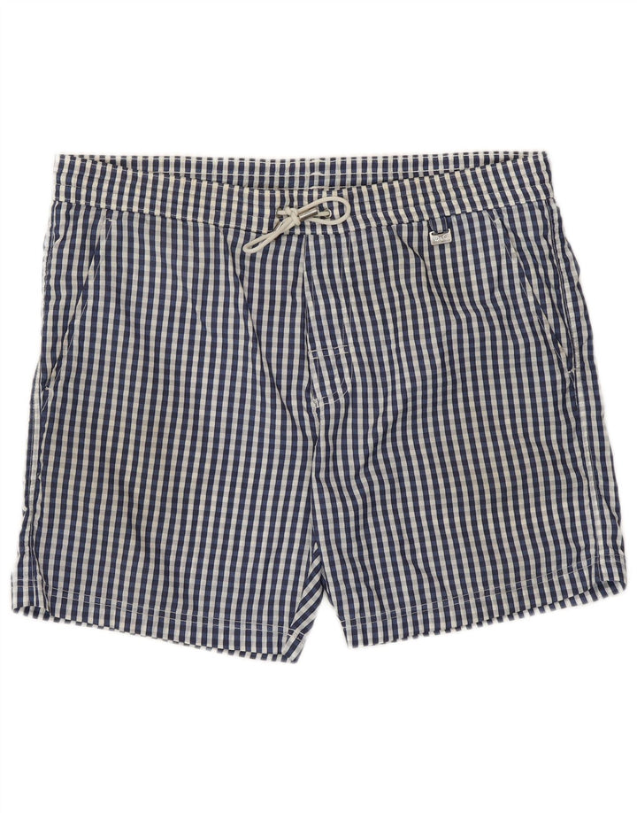 Dolce & Gabbana Badeshorts til mænd store blå ternet