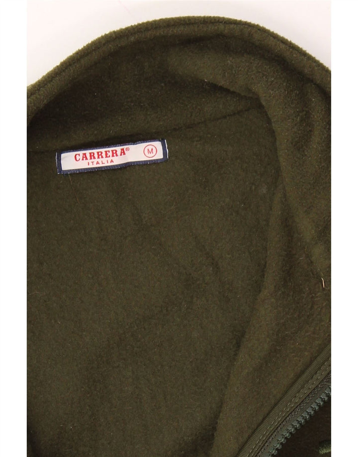 CARRERA Mens Fleece Jacket UK 38 Medium Green Polyester Vintage Carrera and Second-Hand Carrera from Messina Hembry 