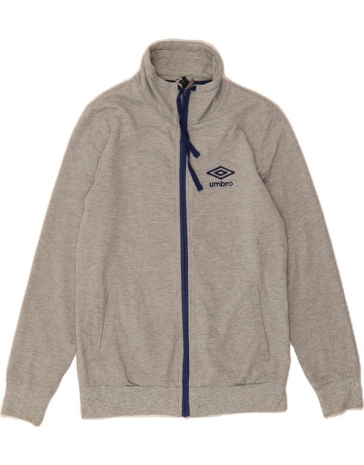 UMBRO Womens Tracksuit Top Jacket UK 10 Small Grey Polyester Vintage Umbro and Second-Hand Umbro from Messina Hembry 