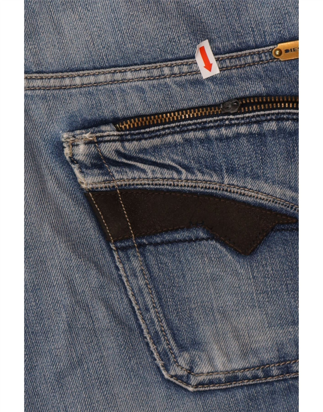 DIESEL Herre Slim Jeans W32 L32 Blå Bomuld