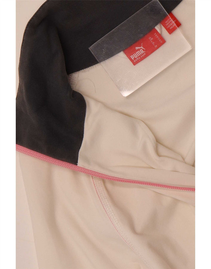 Puma træningsdragt topjakke til kvinder UK 12 Medium Off White