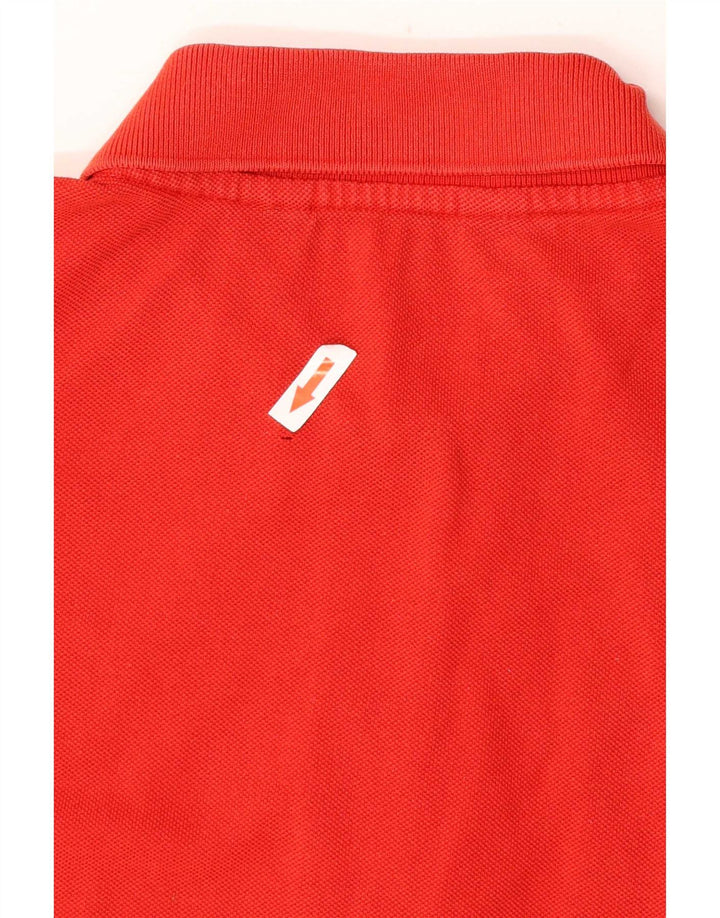 Kappa herre poloshirt Medium rød bomuld