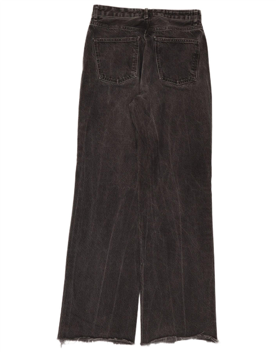Zara Womens High Rise Wide Leg Jeans EU 40 Medium W30 L34 Black