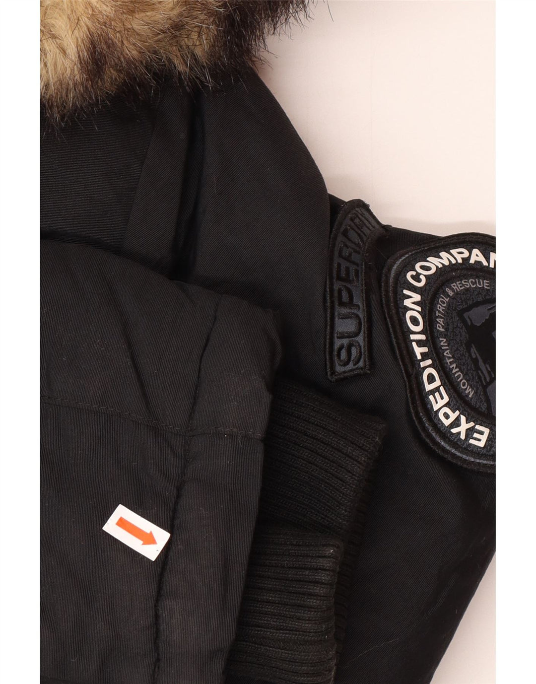 Superdry Parkajakke til kvinder UK 12 Medium Black Winter