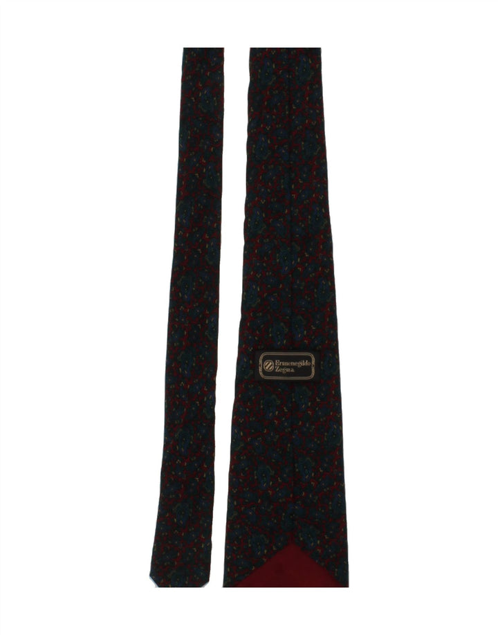 ERMENEGILDO ZEGNA Mens Tie One Size Multicoloured Paisley Silk Vintage Ermenegildo Zegna and Second-Hand Ermenegildo Zegna from Messina Hembry 