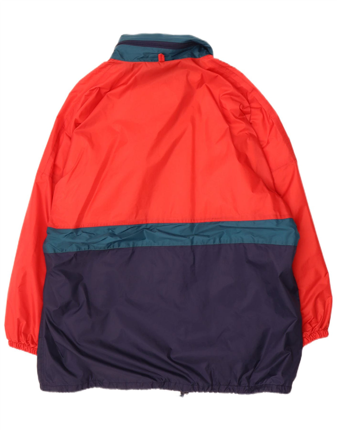 Jeantex Herre Loose Fit Træningsdragt Top Jakke Lille Rød Colourblock Polyamid