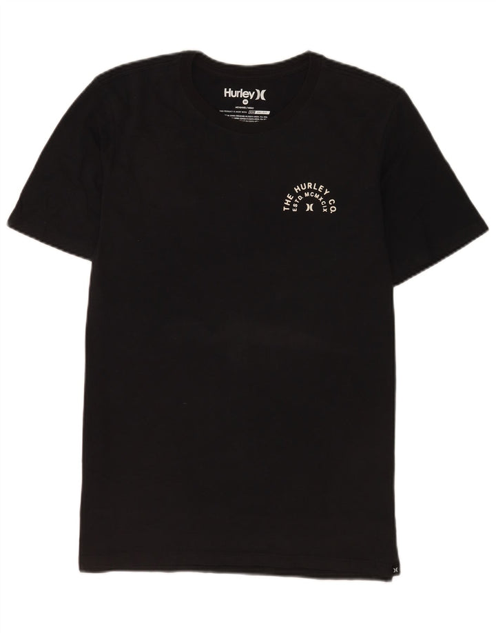 Hurley Herre Grafisk T-Shirt Top Medium Sort Bomuld
