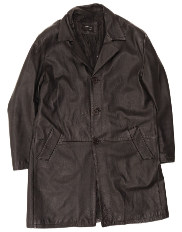 Sorbino Herre Læderfrakke UK 44 2XL Sort