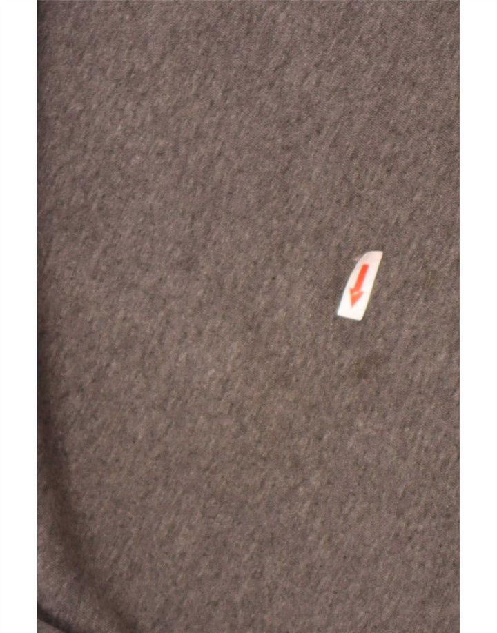 Nike Sweatshirt-trøje til mænd, stor grå flækket bomuld