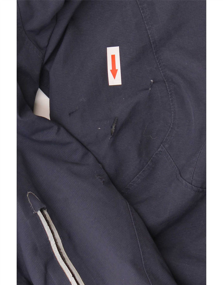 Sergio Tacchini Herre Windbreaker Jacket IT 50 Large Navy Blue Polyester