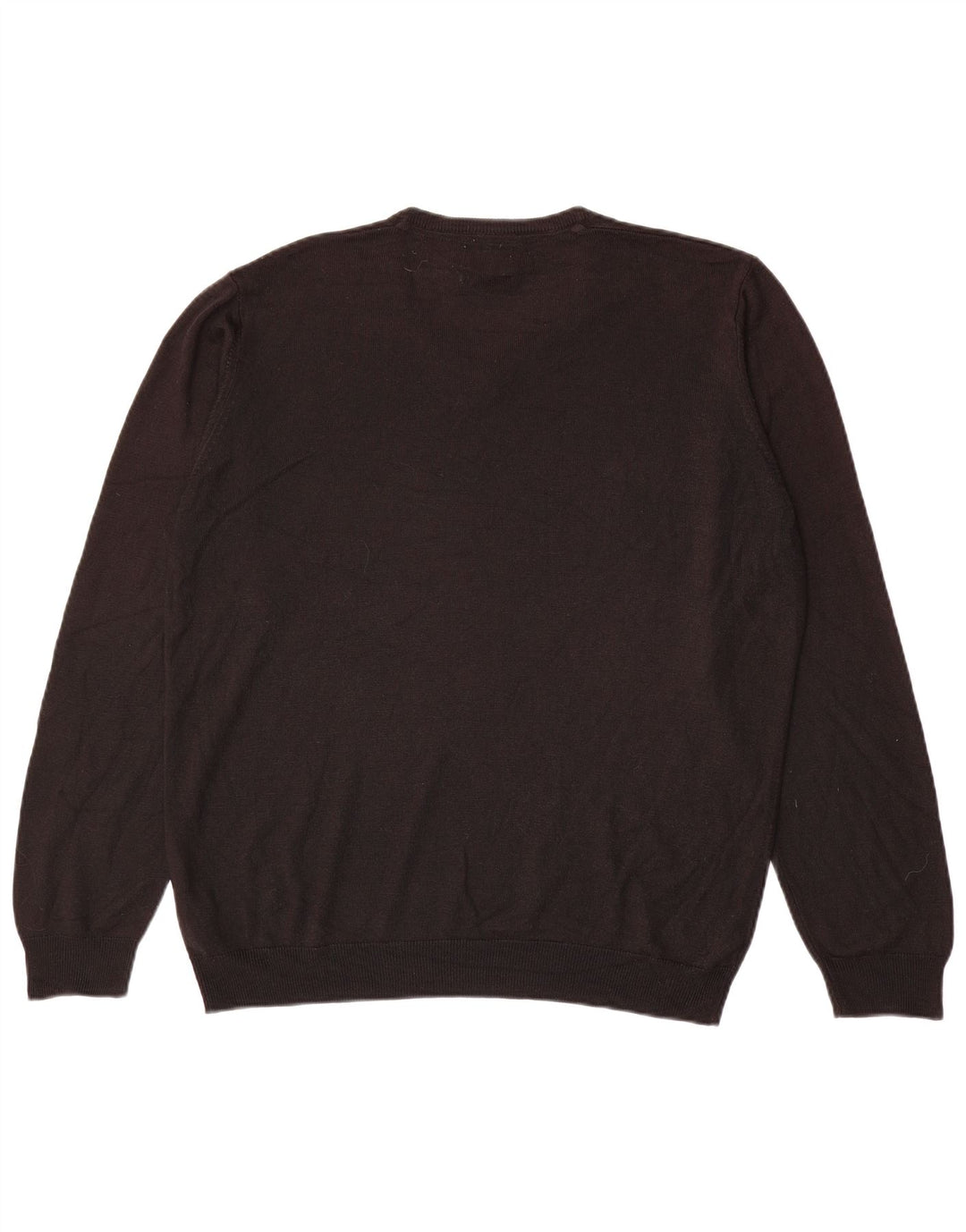 Marks & Spencer Herre V-hals sweater XL Sort Akryl