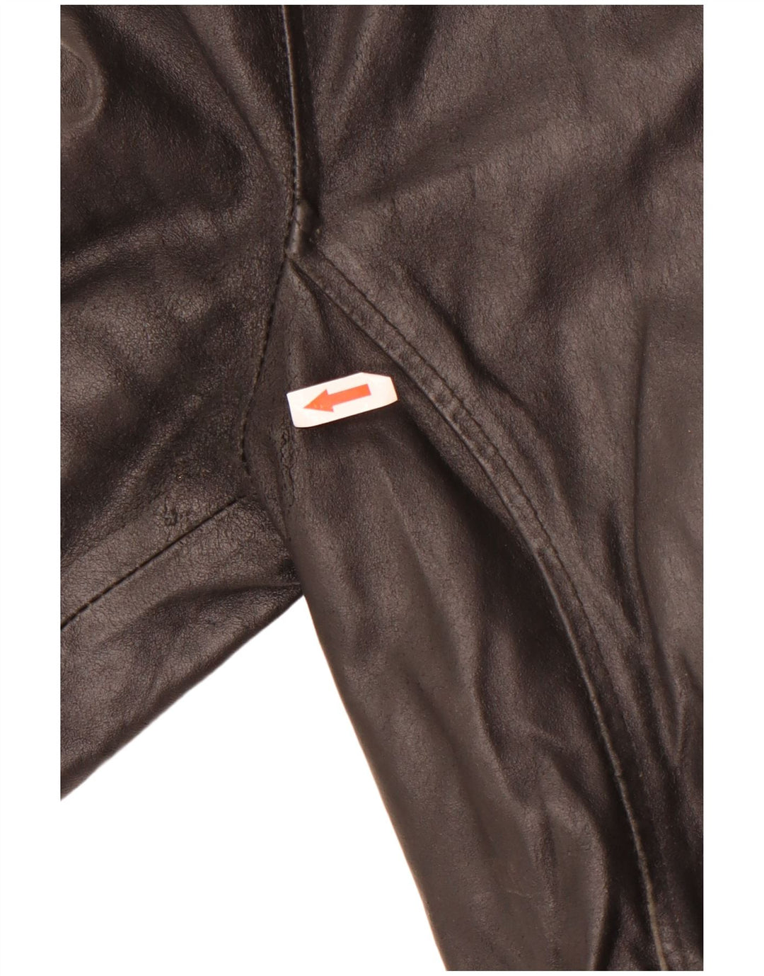 Bayside læderfrakke til kvinder UK 12 Medium sort læder