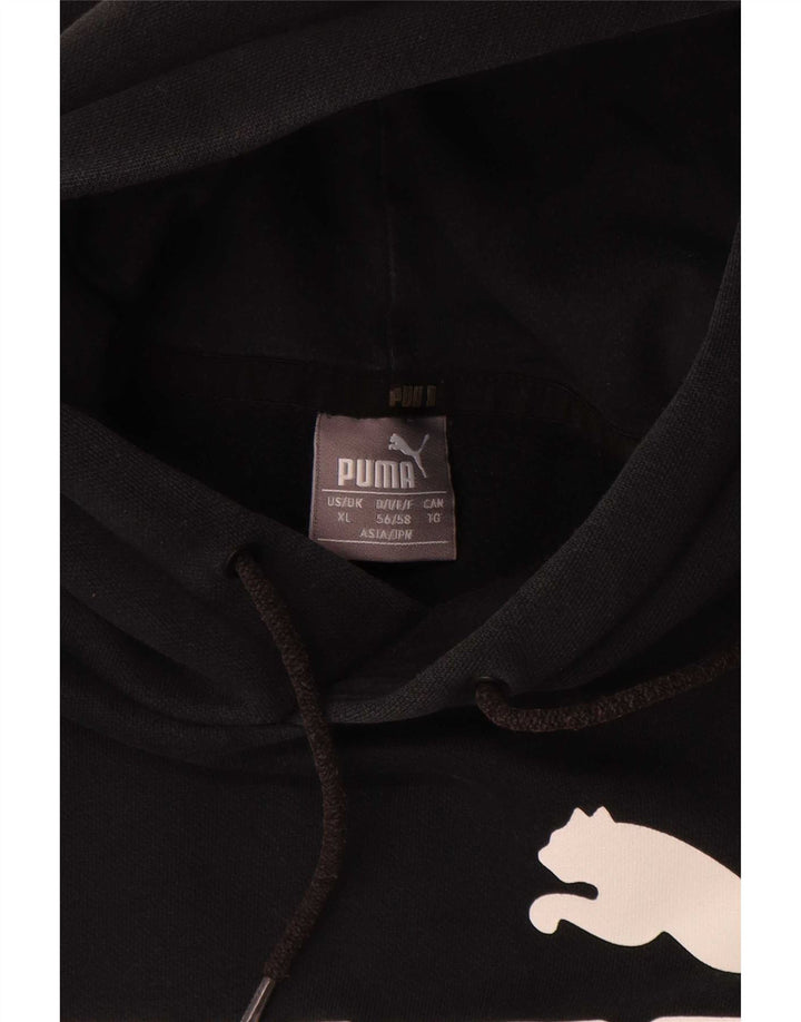 Puma Grafisk hættetrøje til mænd XL Sort