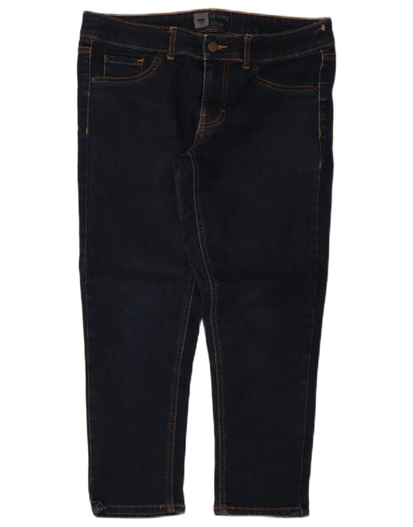 Mossimo Dame Skinny Cropped Jeans US 8 Medium W32 L25 Marineblå Bomuld